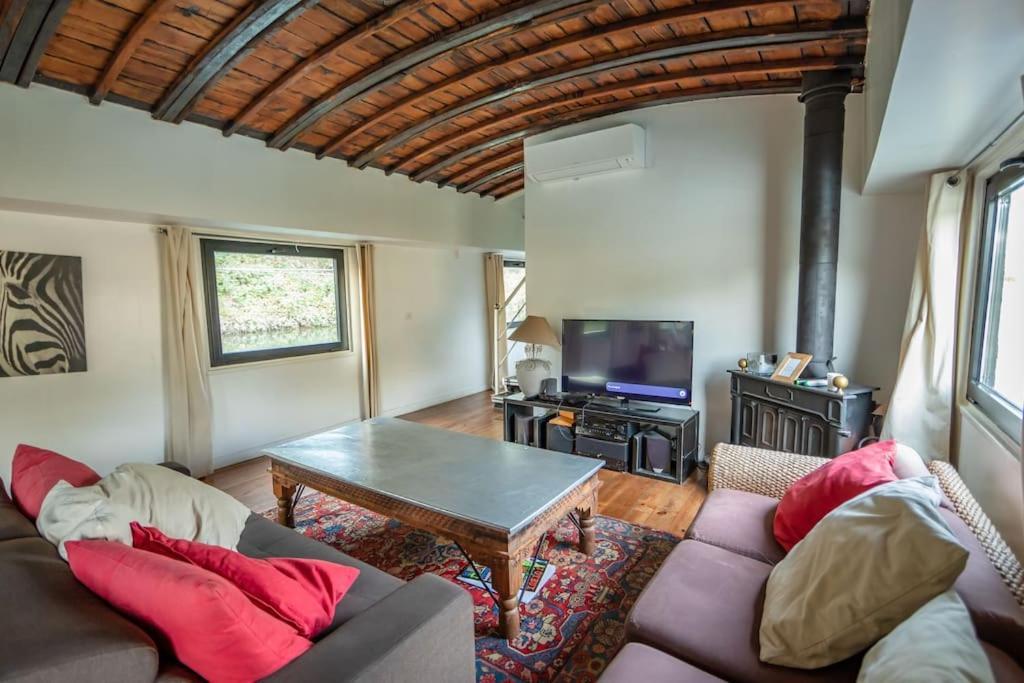 Grande Peniche 4 Ch - 10 Pers -Paris - Ile De Puteaux- Terrasses别墅 外观 照片