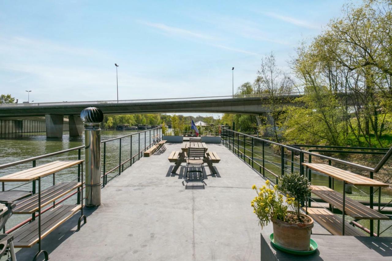 Grande Peniche 4 Ch - 10 Pers -Paris - Ile De Puteaux- Terrasses别墅 外观 照片